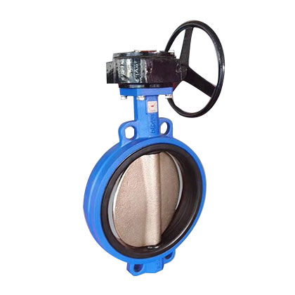 Cast iron PN16 wafer end butterfly valve  butterfly wafer type 