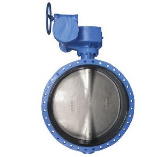 6 inch  worm gear operated butterfly valve flange type 